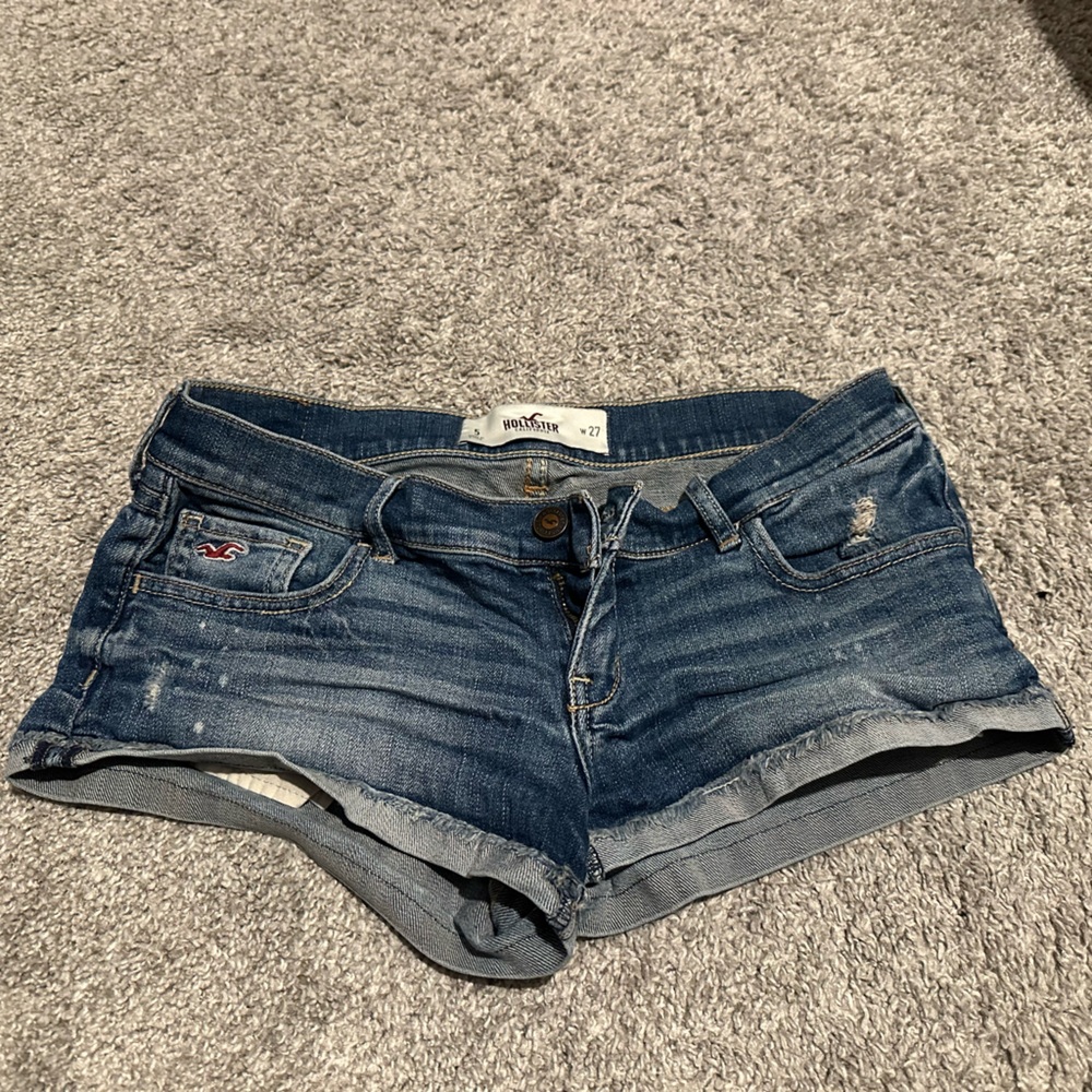 Hollister Light Blue Denim Shorts